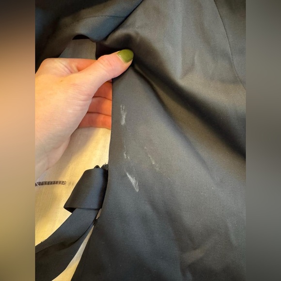 🖤 Semantiks Black 3/4 Sleeve Classic Trench Coat Jacket XL - Picture 7 of 12